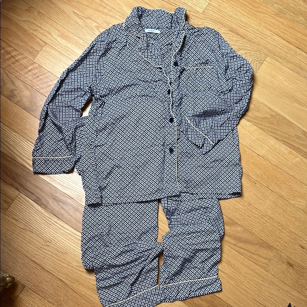 Guess Blue Geometric Pajama Set